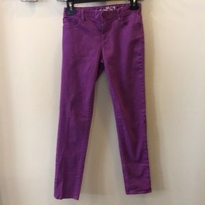 Gap Purple Super Skinny Jeans